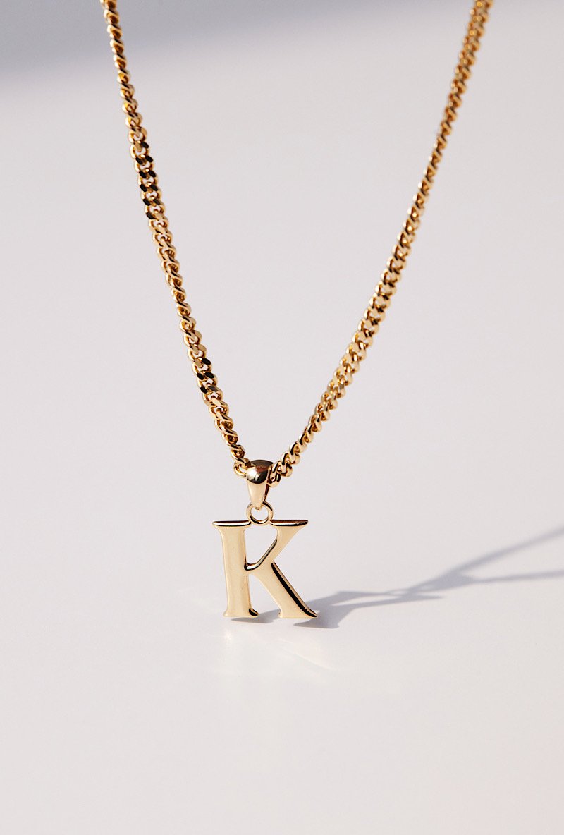 Initial necklace