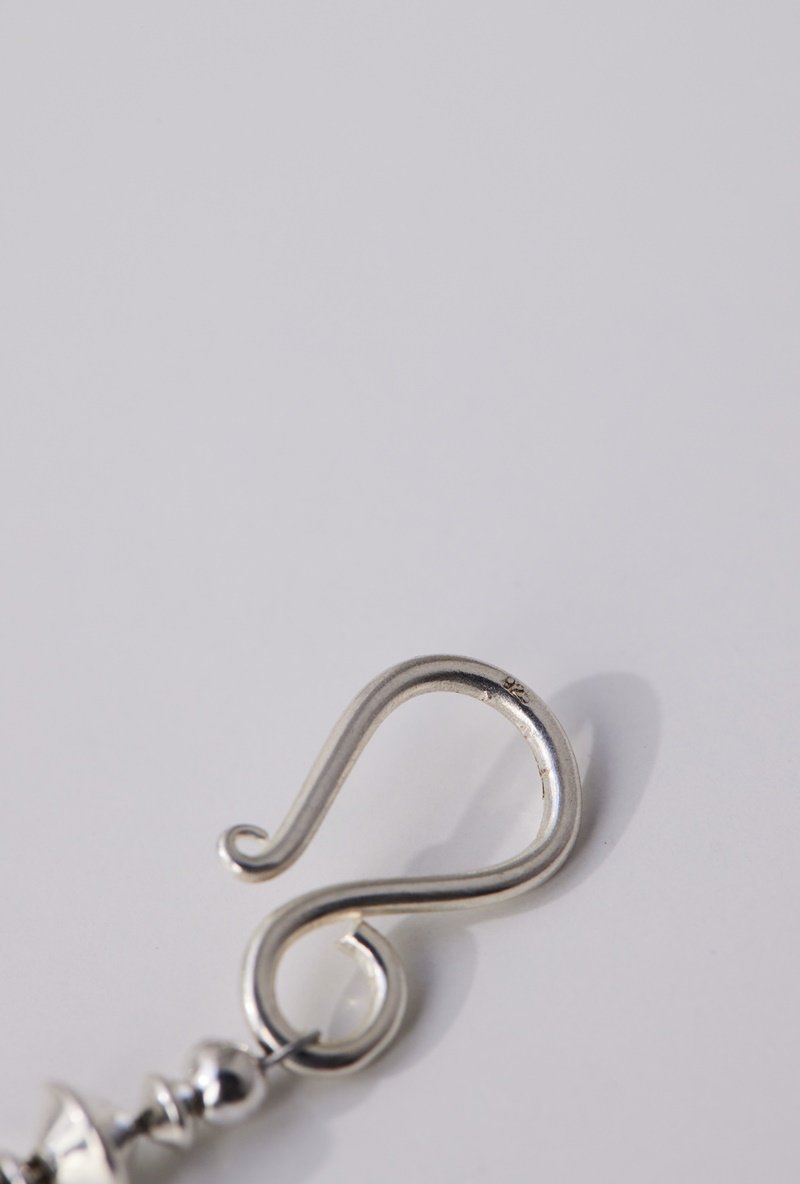 Silver beads bracelet