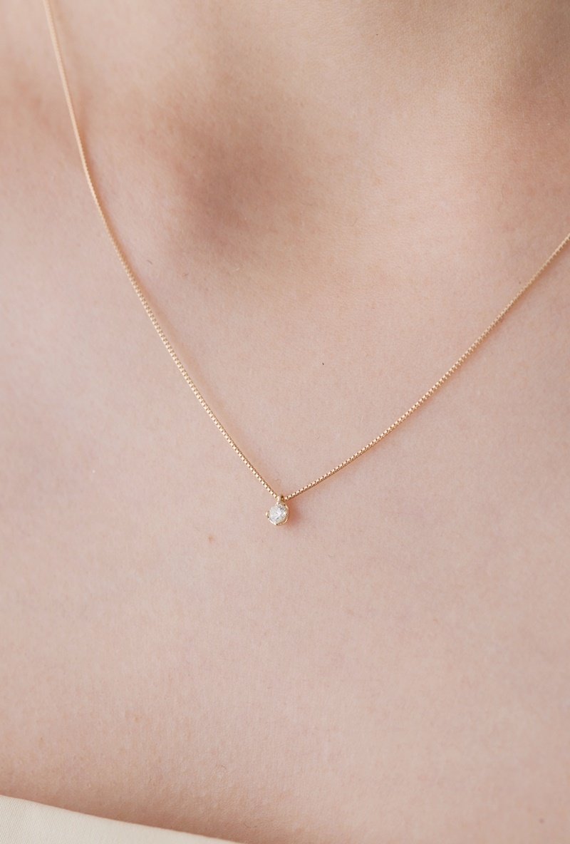 Diamond necklace K10