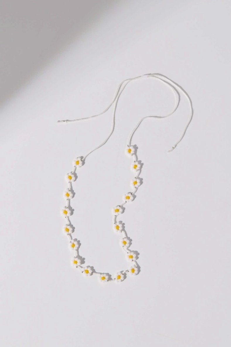 Flower beads necklace