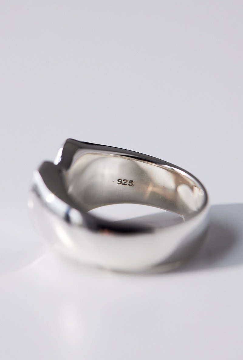 Heart signature ring