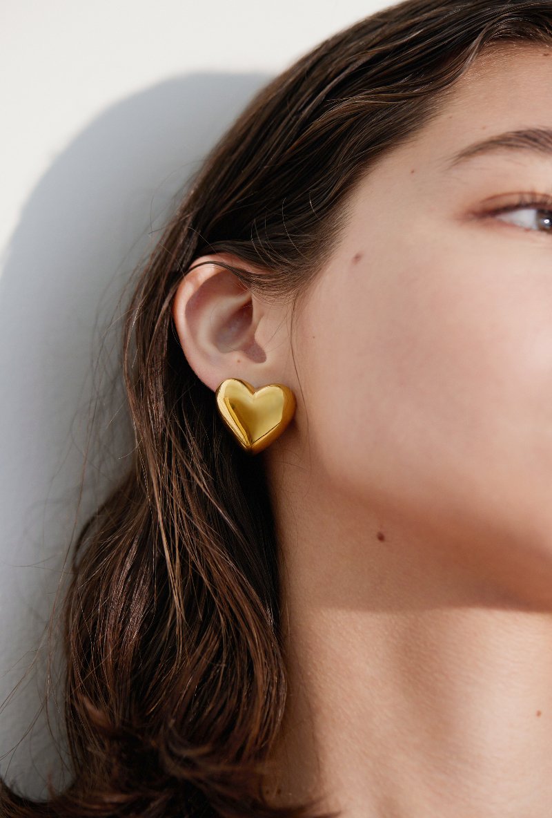 Volume Heart earrings