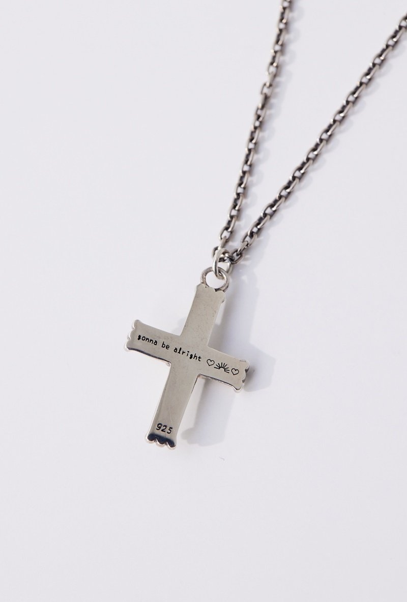 Stamp cross necklace(small)