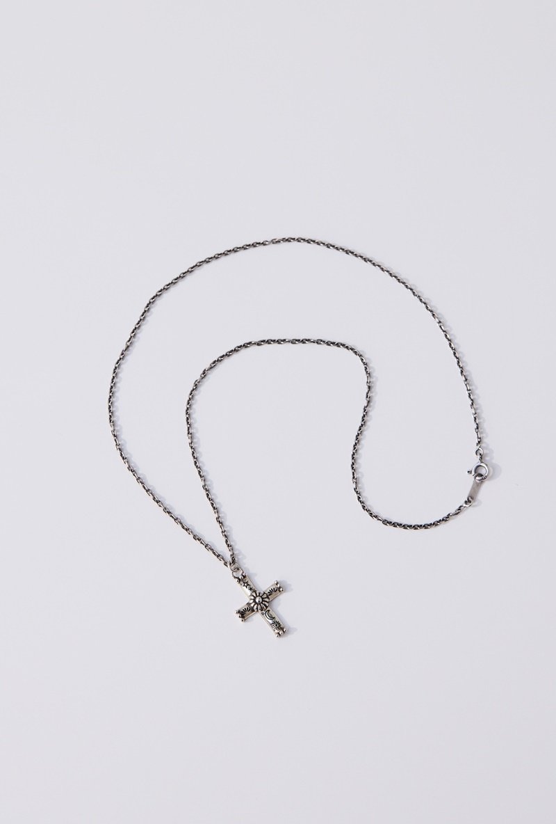 Stamp cross necklace(small)