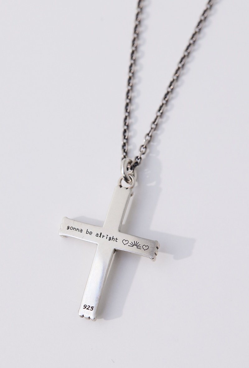 Stamp cross necklace(large)
