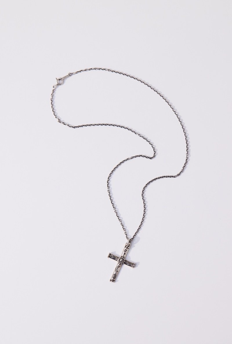 Stamp cross necklace(large)