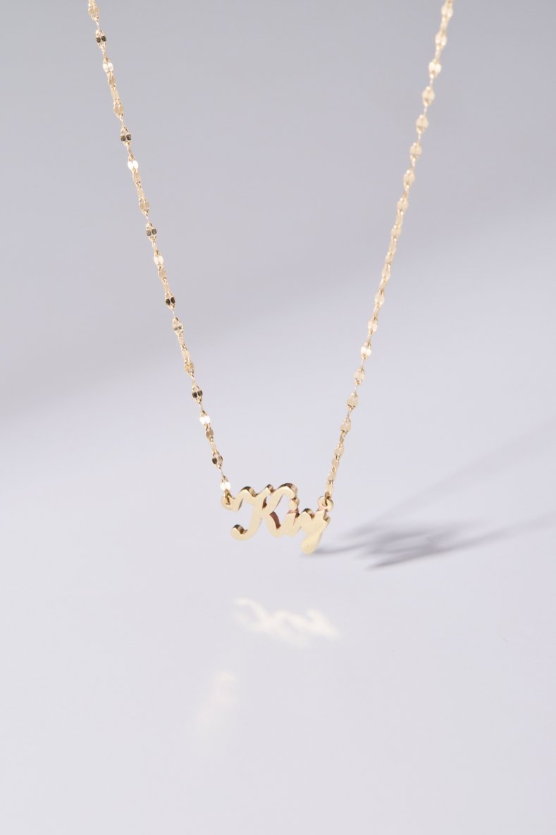 SMOKY BLUE ONLINE STORE / Name necklace