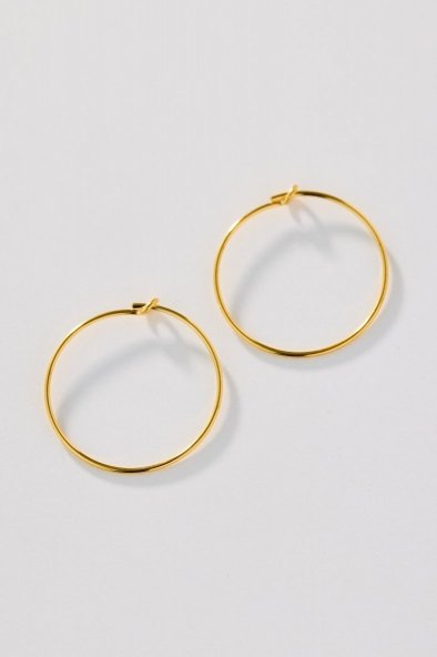14KYGF hoop earrings
